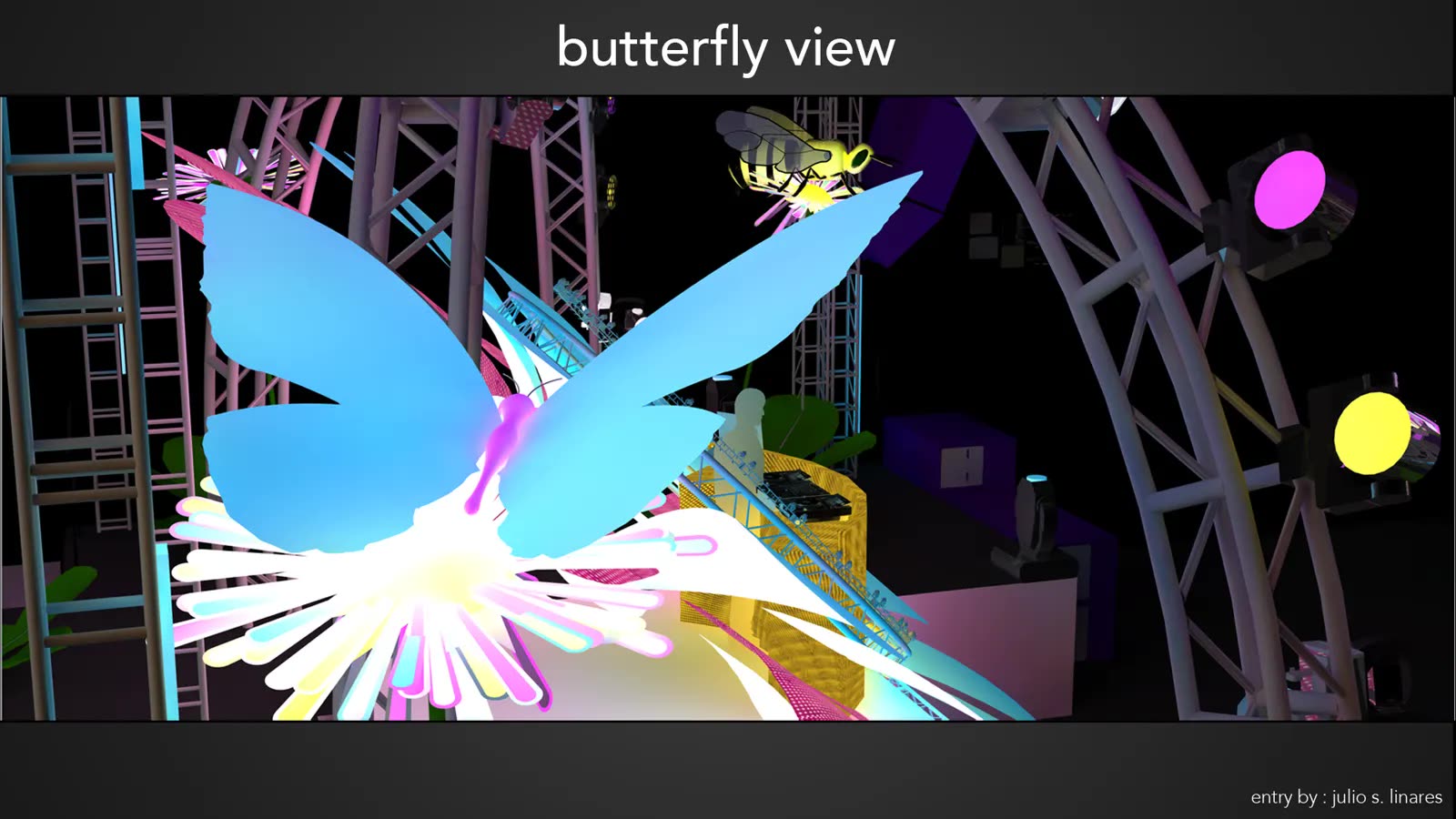 3D concept render of the EDC festival stage design — image 5 of 11.