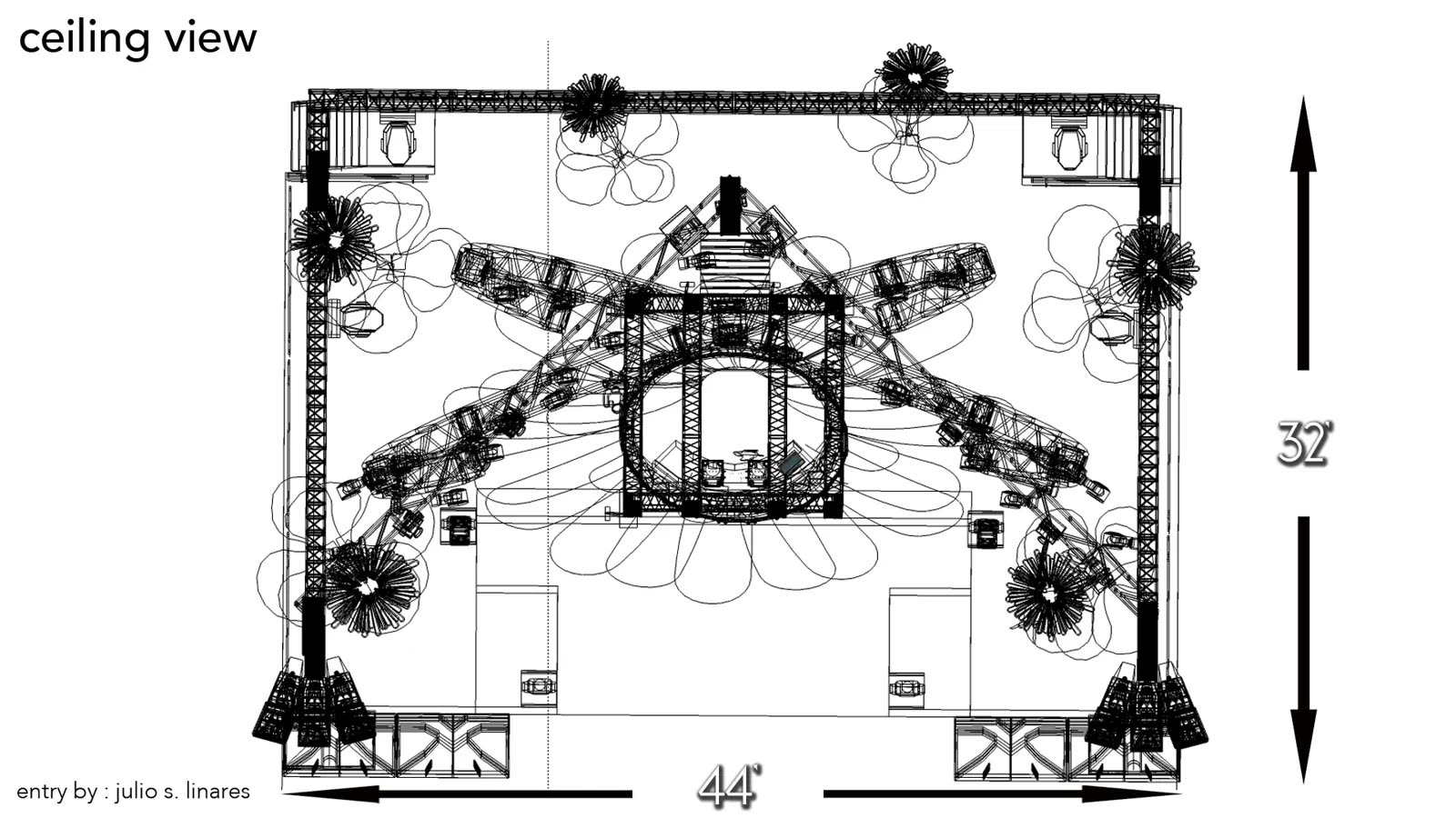 3D concept render of the EDC festival stage design — image 6 of 11.